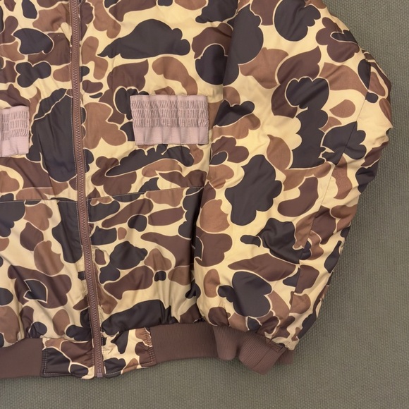 Vintage Columbia Sportswear Duck Camo Reversible Shotgun Bomber Jacket - Picture 4 of 12